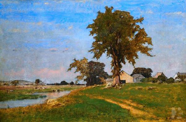 George Inness Old Elm at Medfield France oil painting art